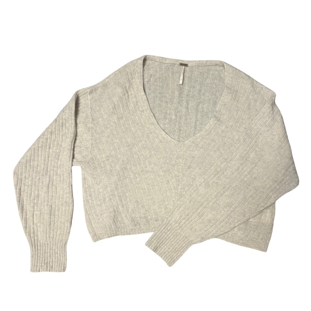 Free People  V Neck Sweater XS 100% Cashmere